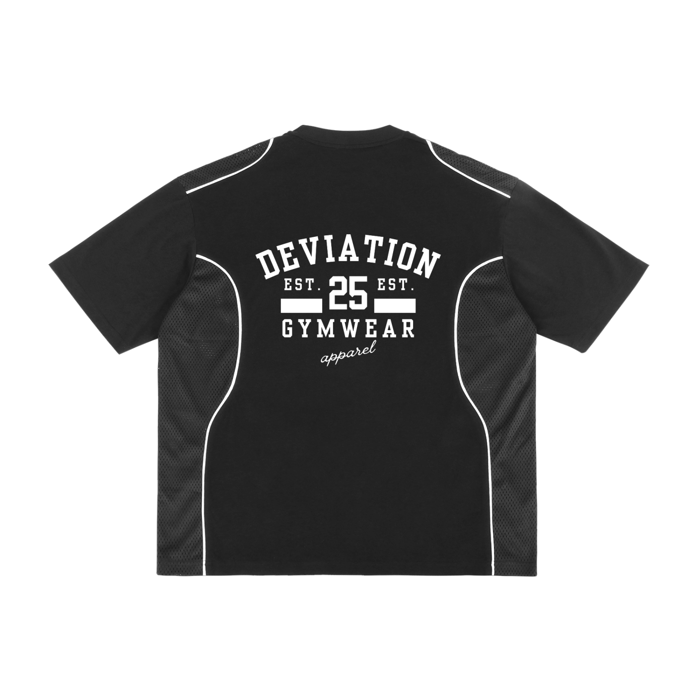 Jersey Piped-Panel Tee