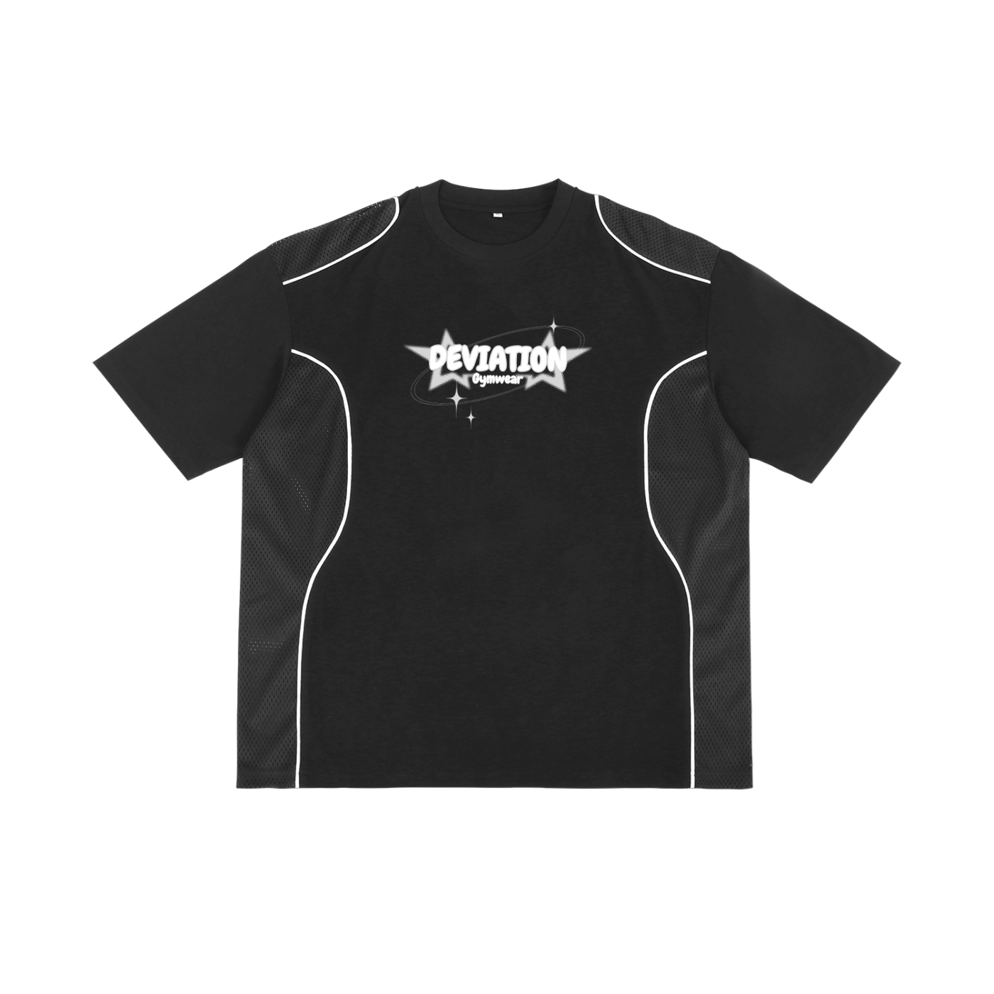 Jersey Piped-Panel Tee